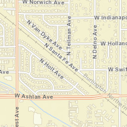 4415 N West Ave Fresno CA 93705 Street Map