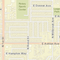 4219-4231 N 7th St Fresno CA 93726 Street Map