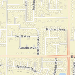 2362-3010 Richert Ave Clovis CA Street Map