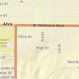 900-998 5th Street, Alva, OK 73717, USA Street Map