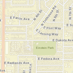 3635-3699 E Bellaire Way Fresno CA Street Map