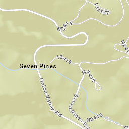 Seven Pines California Street Map