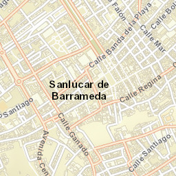 Sanlúcar de Barrameda Street Map