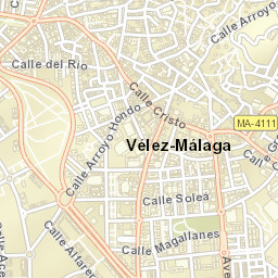 Vélez-Málaga Street Map