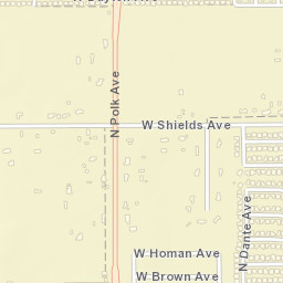 2888-3140 N Polk Ave, Fresno, CA 93722, USA Street Map