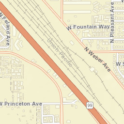 3018 N Weber Ave, Fresno, CA 93705, USA Street Map