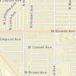 3200-3298 N Crystal Ave, Fresno, CA 93705 Street Map