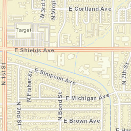 North Bond Street, Fresno, CA 93726, USA Street Map