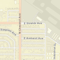 4913-4933 East Andersen Avenue, Fresno Street Map