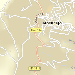 Moclinejo Street Map