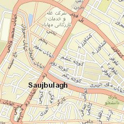 Mahabad Street Map