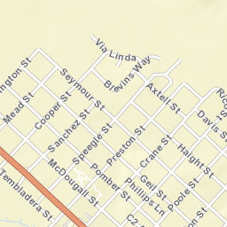 Castroville California Street Map