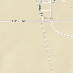 Delaware OK 74027 America Street Map