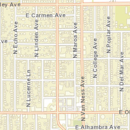 1226 North Wishon Avenue, Fresno, CA  Street Map
