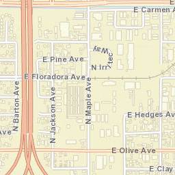 4455 East Olive Avenue Fresno CA 93702 Street Map