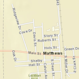 Rakestraw Matthews MO 63867 America Street Map