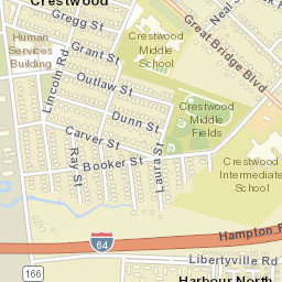 604-606 Tuskegee Avenue, Chesapeake, VA  Street Map