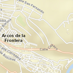 Arcos de la Frontera Street Map
