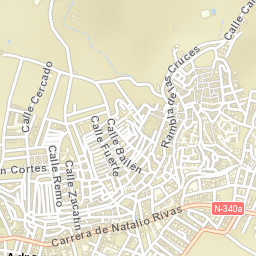 Adra Street Map