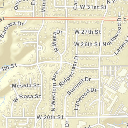 2216-2220 Ridgecrest Dr Farmington Street Map