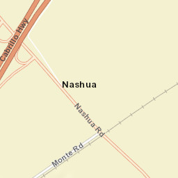 Nashua California Street Map