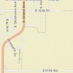 Kimberly Dr Cherokee Oklahoma  Street Map