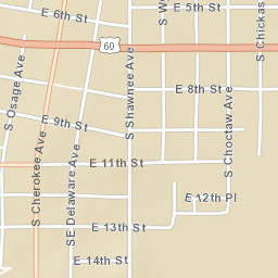 201-219 SE Adams Blvd, Bartlesville, OK Street Map