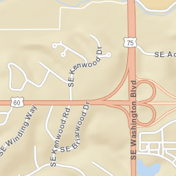 3130-3238 Southeast Adams Boulevard Street Map