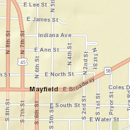100-136 U.S. 45 Mayfield KY 42066 Street Map