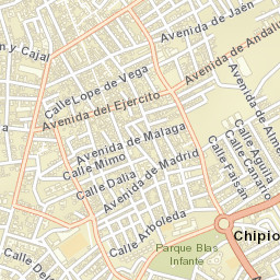 Chipiona Street Map