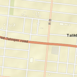 Taloqan Street Map