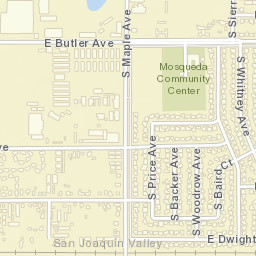 4535-4599 E Hamilton Ave, Fresno, CA 93702, USA Street Map