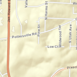 204 Jan Howard Expressway, West Plains Street Map