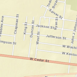 417 West Cedar Street, Franklin, KY Street Map