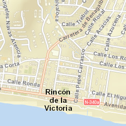 Rincón de la Victoria Street Map