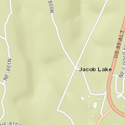 Jacob Lake Arizona Street Map