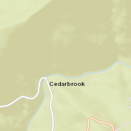 Cedarbrook California Street Map