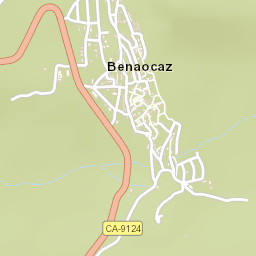 Benaocaz Street Map