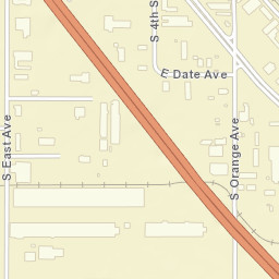 SE Ave, Fresno, California Street Map