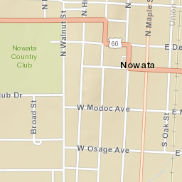 235 North Pecan Street, Nowata, OK 74048 Street Map