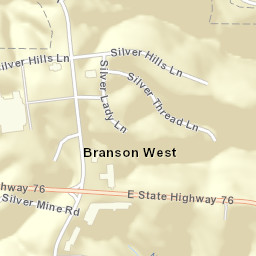 MO-265 Branson West MO 65737 Street Map