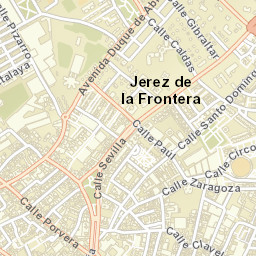 Jerez de la Frontera Street Map