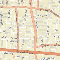 Behshahr Street Map