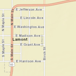 Washington Avenue, Lamont, OK 74643 Street Map