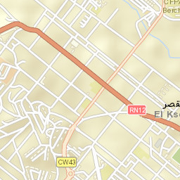 El Kseur Street Map