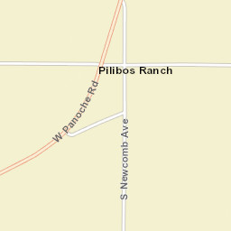 Pilibos Ranch California Street Map