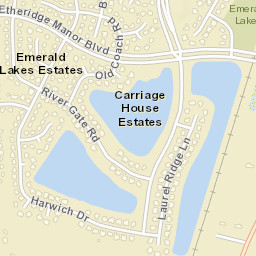 1332 Laurel Ridge Ln Chesapeake, Virginia Street Map