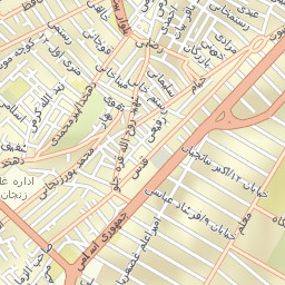 Zanjan Street Map