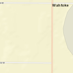 Wahtoke California Street Map
