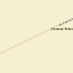 Chaney Ranch California Street Map